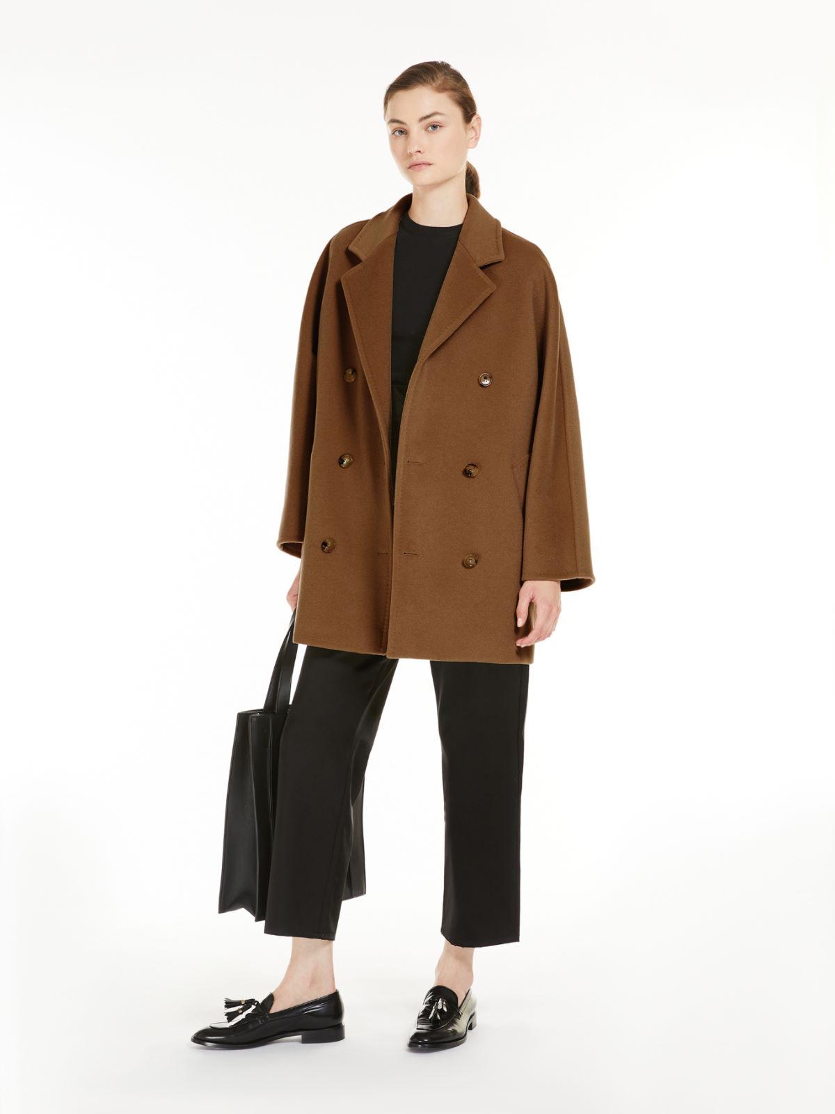 101801 아이콘 코트 숏 - TOBACCO - Max Mara