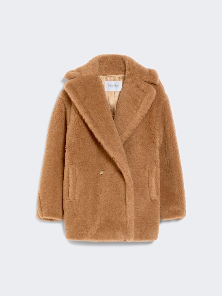 Krótki płaszcz Teddy Bear Icon Coat - WIELBŁĄDZI - Max Mara