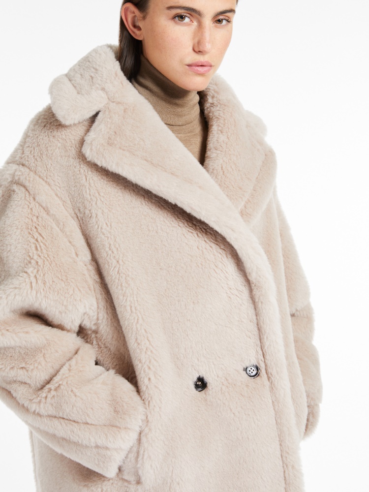 Max Mara◆OLGA◆ショート テディベア アイコン コート Short Teddy Bear Icon Coat in alpaca and wool, beige |