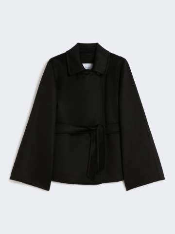 ポンチョ・ケープ MAX MARA STUDIO Women Jackets 2516161042600003 BLACK Max Mara Studio Alpino cady fabric jacket for women