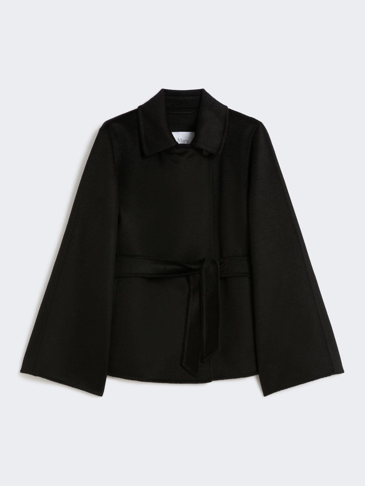 Cashmere broadcloth coat - BLACK - Max Mara - 9