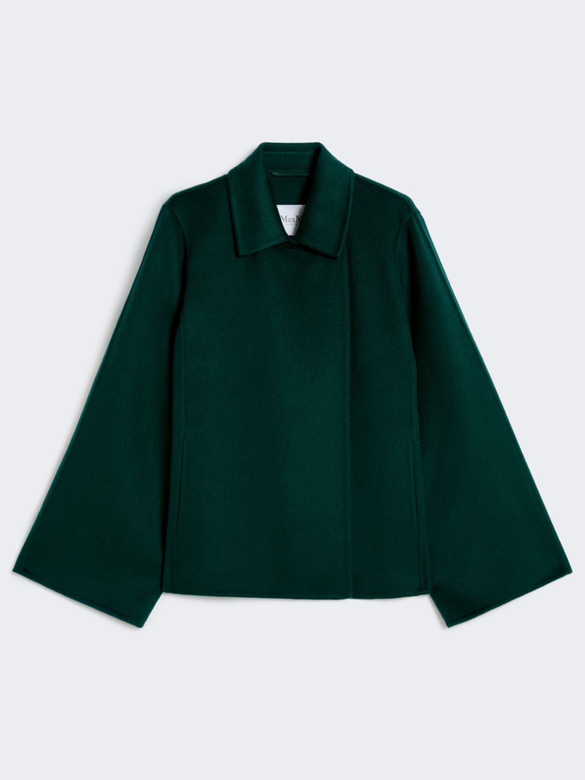 Cashmere broadcloth coat - DARK GREEN - Max Mara - 9