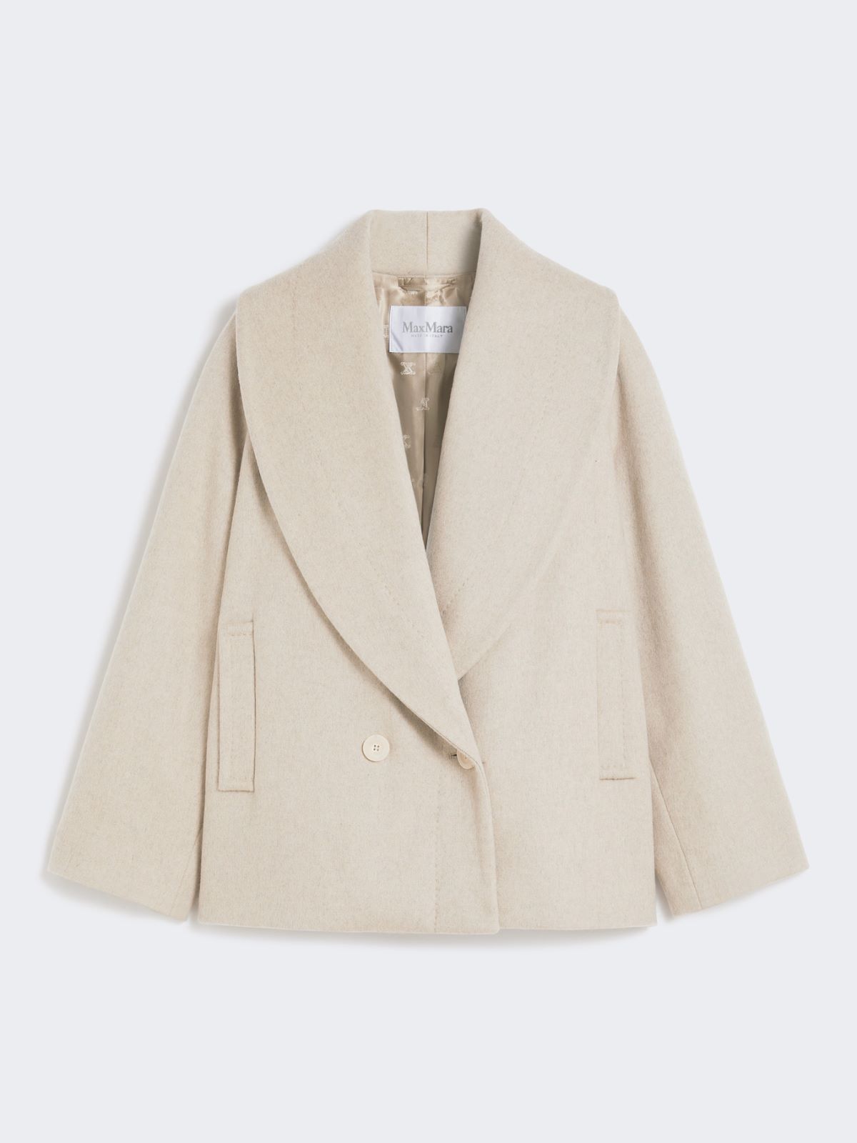 Wool and camel jacket - SAND - Max Mara - 9