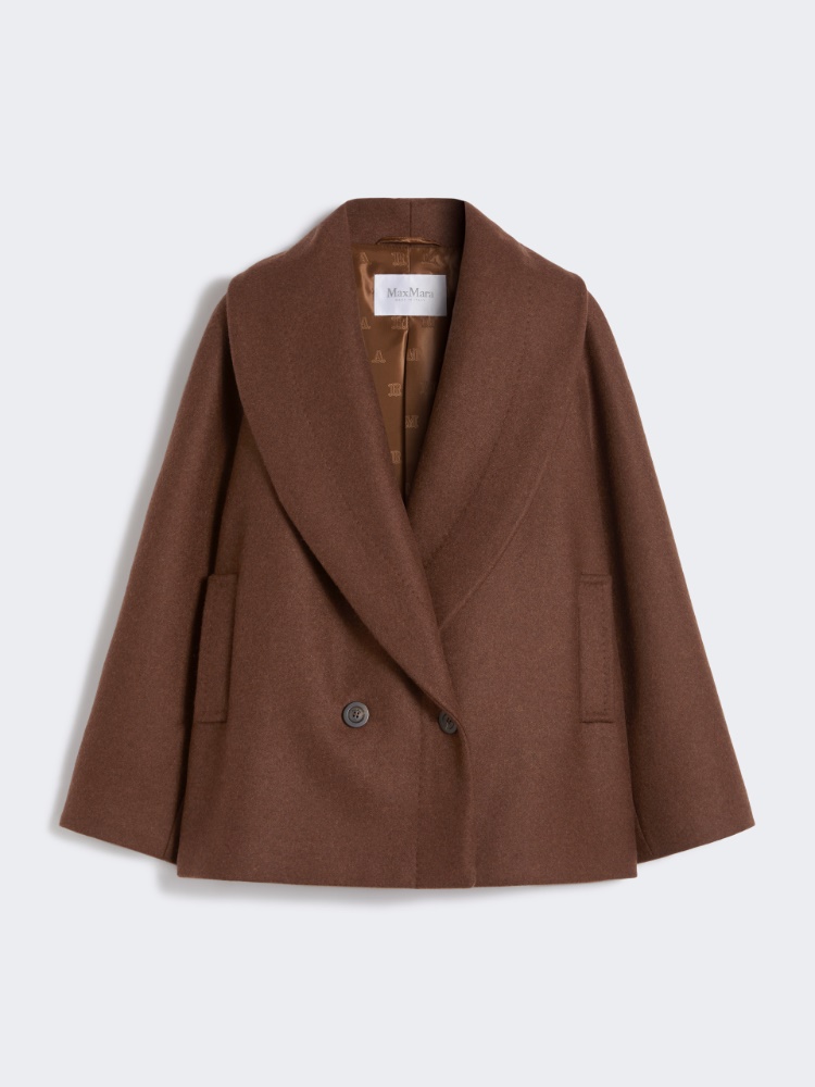Wool and camel jacket - TOBACCO - Max Mara