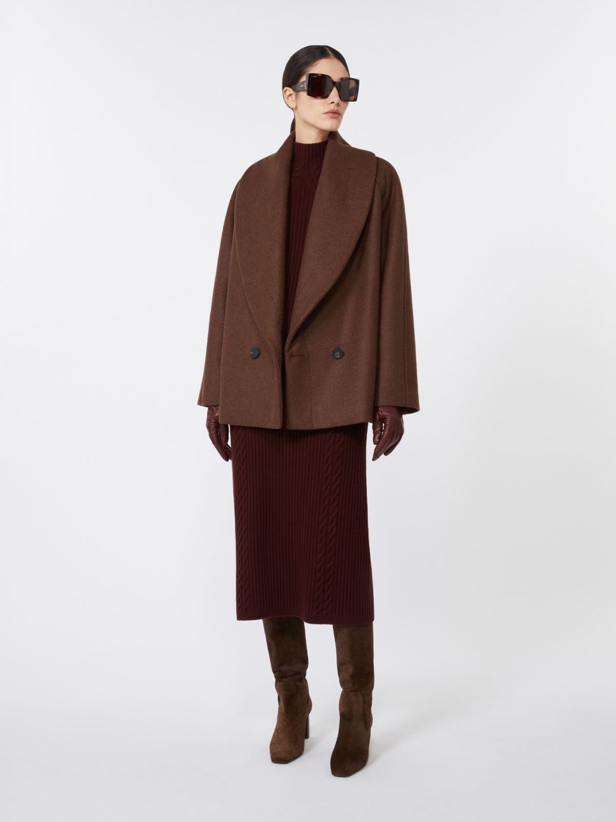 Winterjacke aus Wolle und Kamelhaar - TABACK - Max Mara