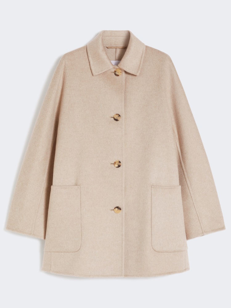 Short pure cashmere coat - SAND - Max Mara