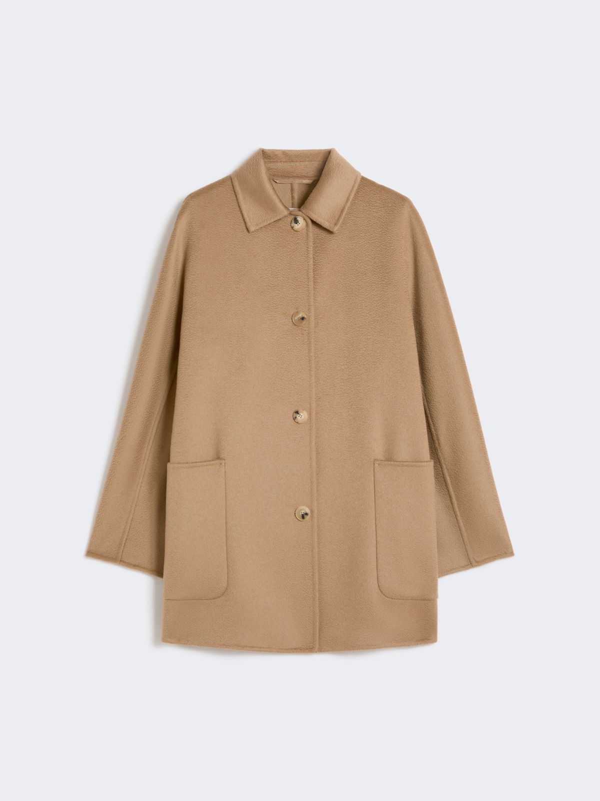Short pure cashmere coat - CAMEL - Max Mara - 9