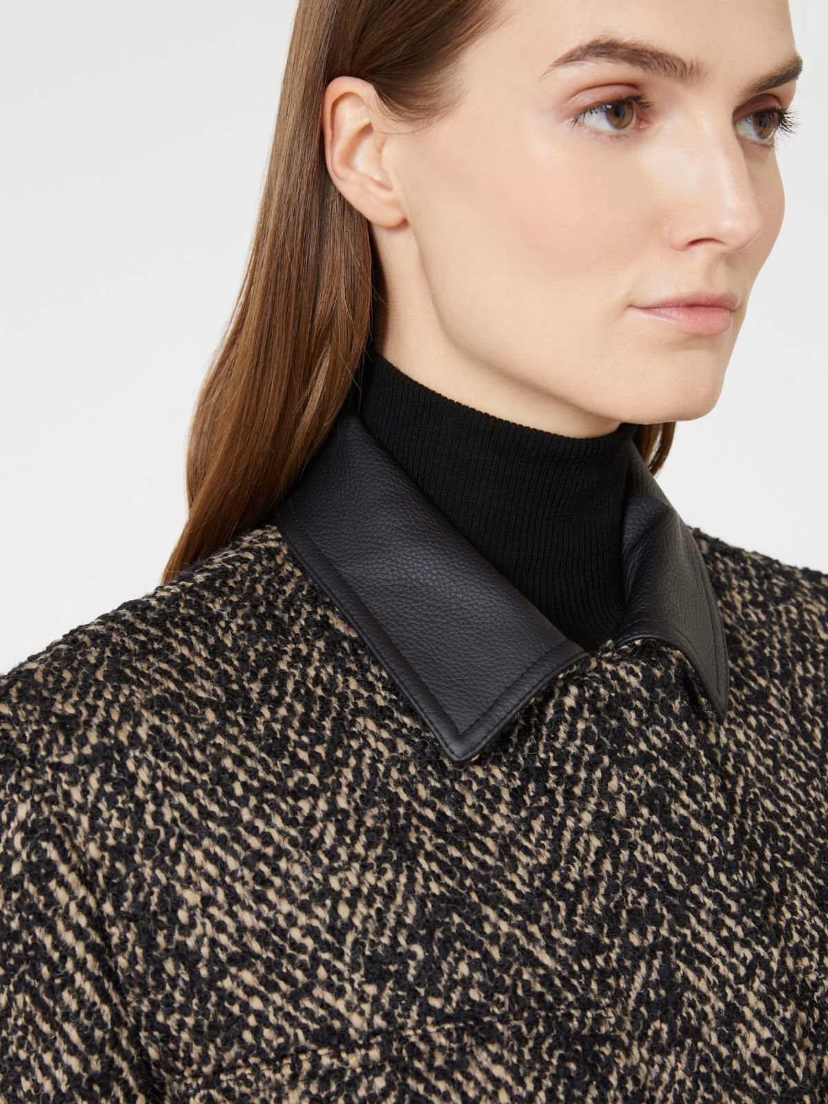 Wool tweed jacket - BROWN - Max Mara - 4