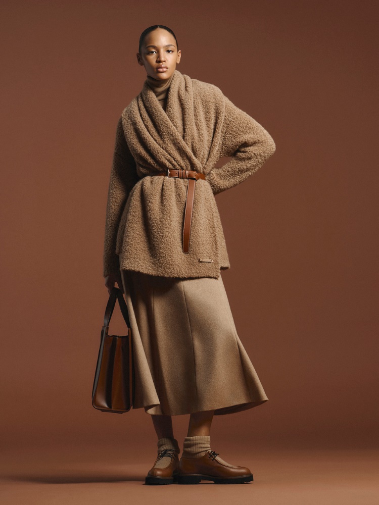Camel flared skirt + CAMEL - Max Mara
