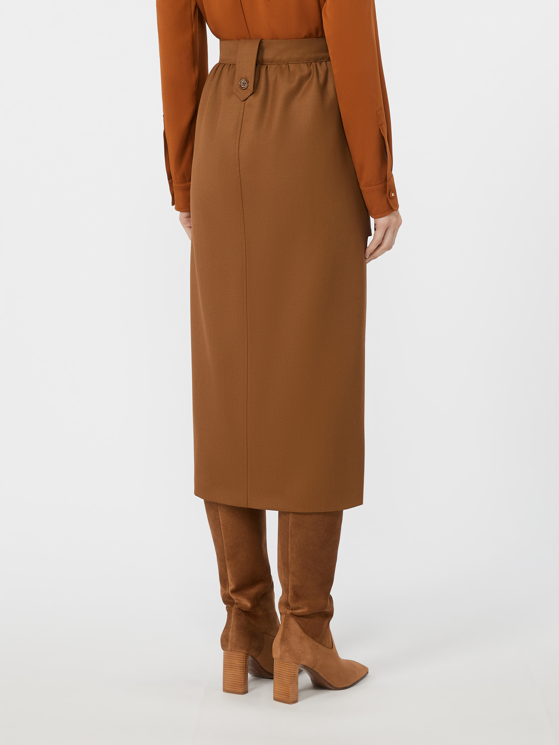 바데스 버진울 스커트 - TOBACCO - Max Mara - 3