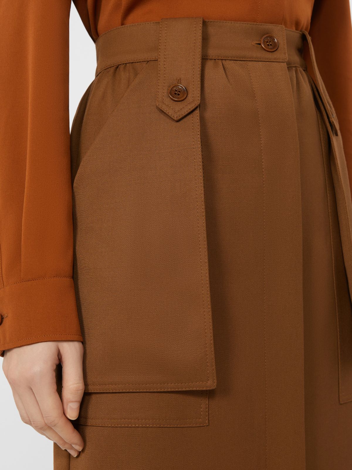 바데스 버진울 스커트 - TOBACCO - Max Mara - 5