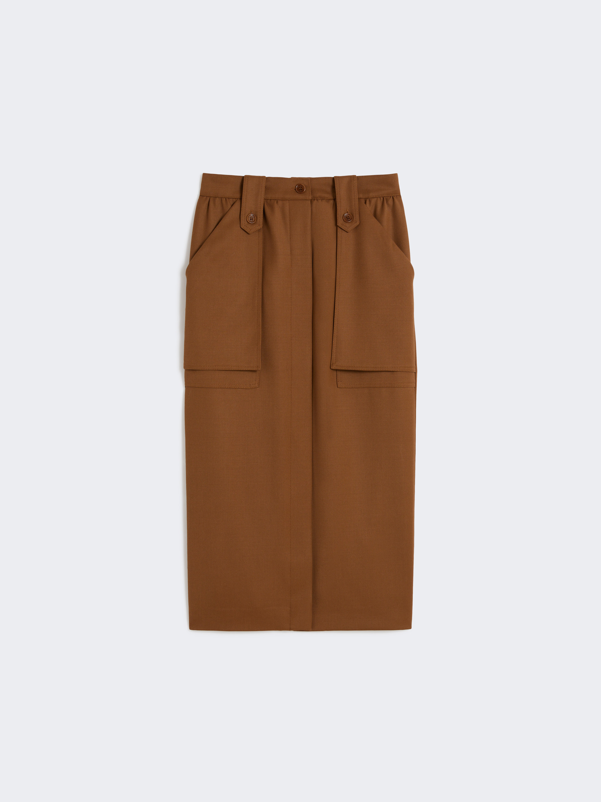 바데스 버진울 스커트 - TOBACCO - Max Mara - 5
