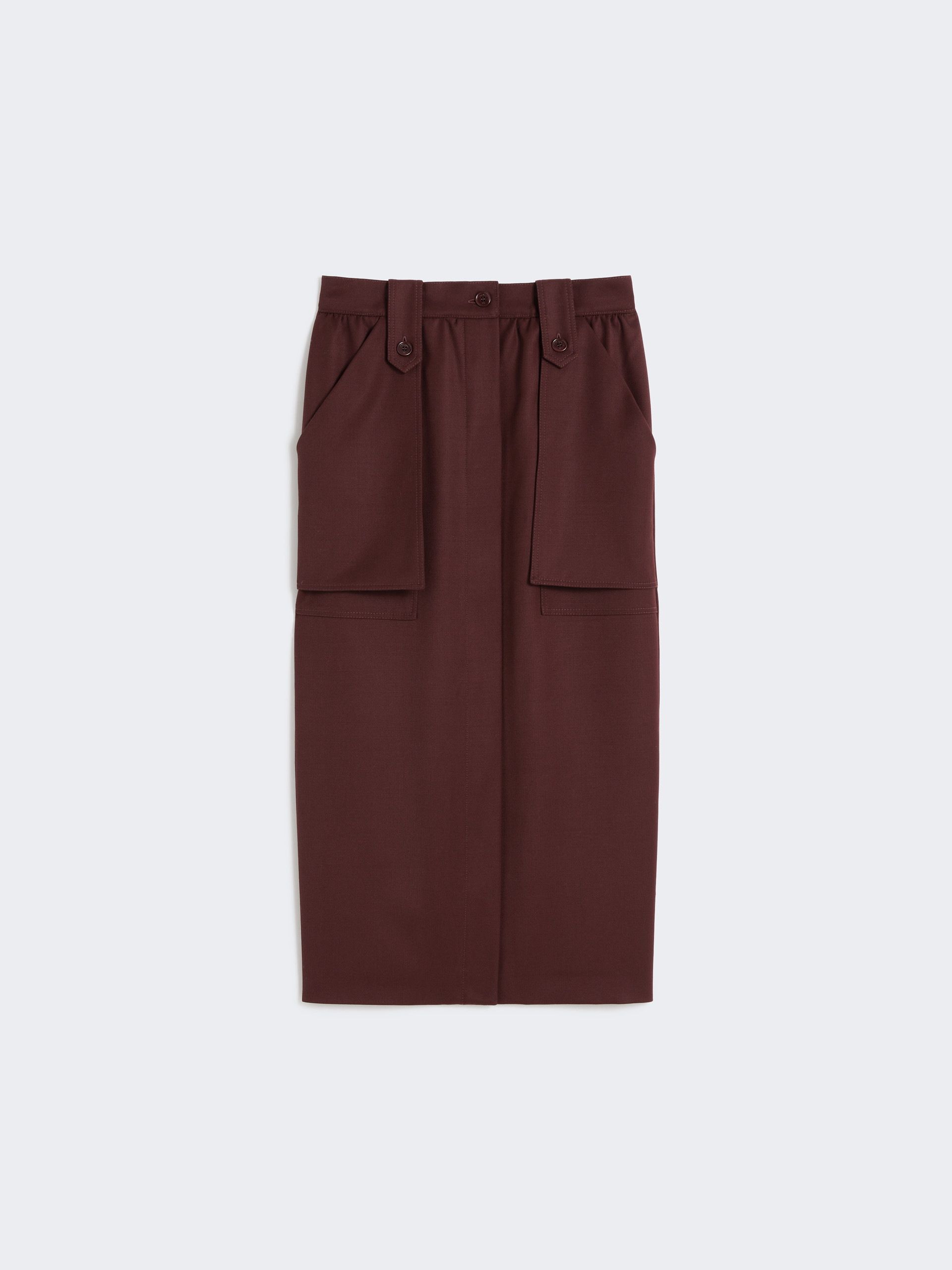 바데스 버진울 스커트 - CHERRY - Max Mara - 4