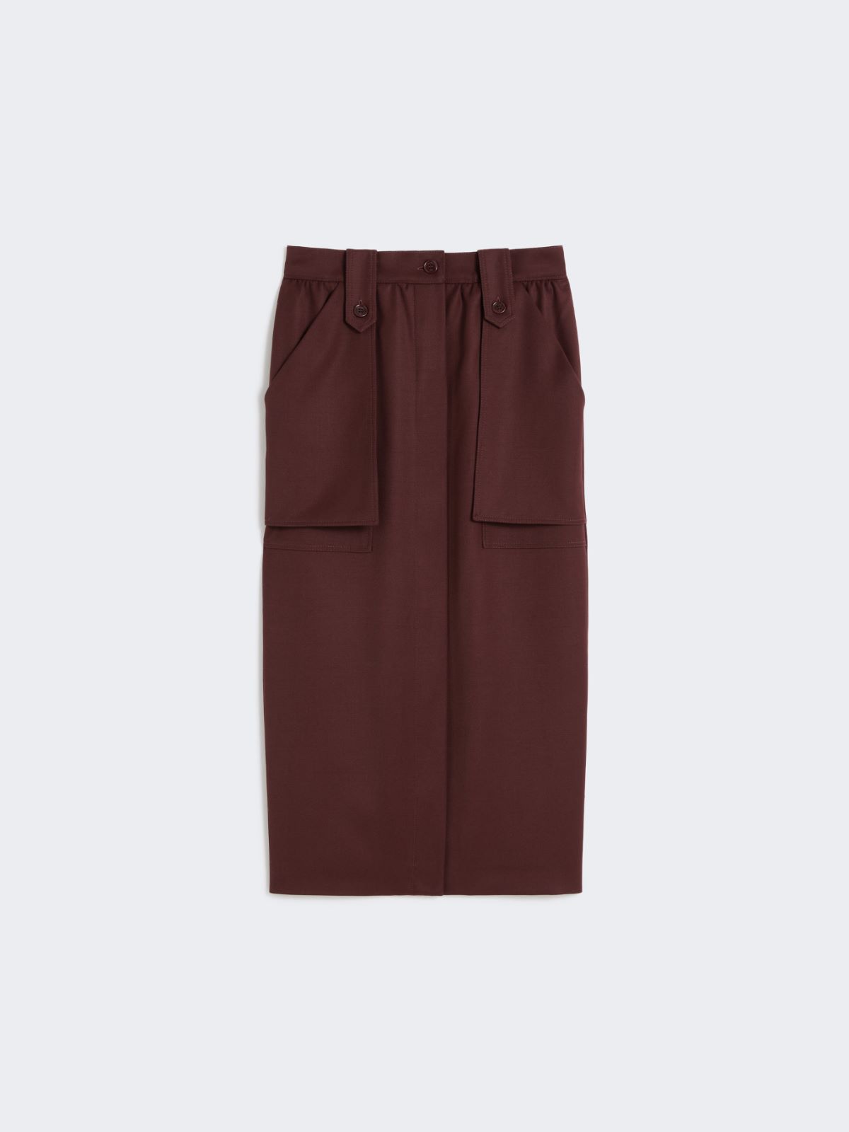 바데스 버진울 스커트 - CHERRY - Max Mara - 4