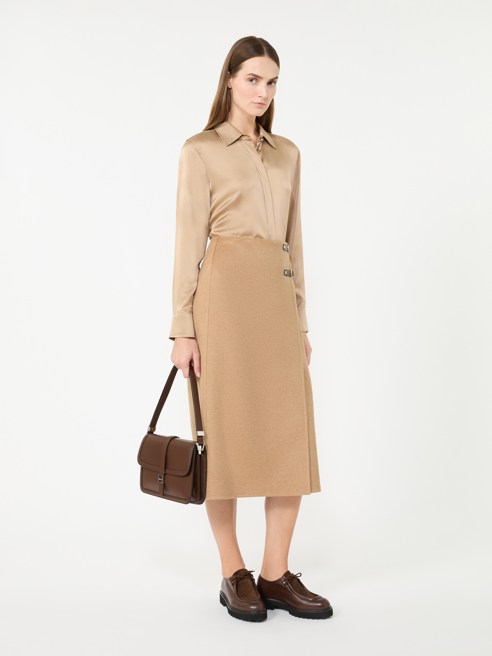 쿠르치오 카멜 스커트 - CAMEL - Max Mara