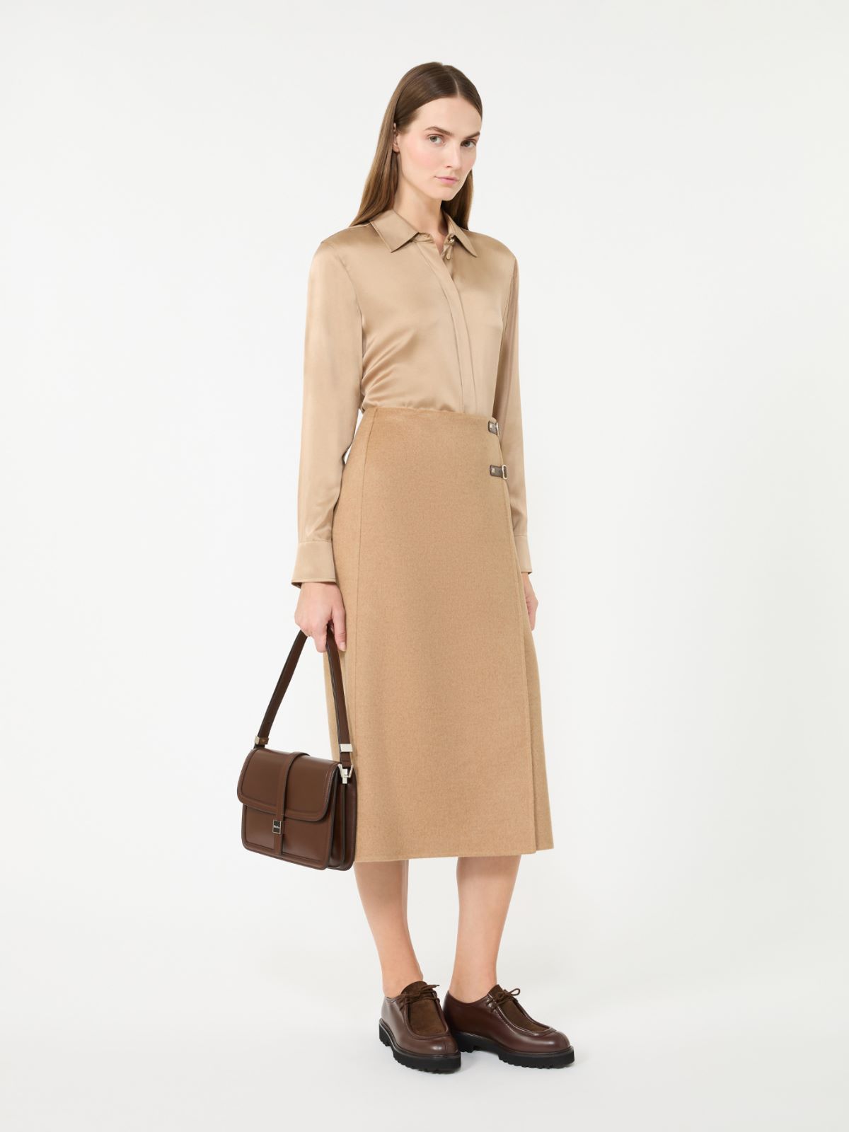 쿠르치오 카멜 스커트 - CAMEL - Max Mara - 5