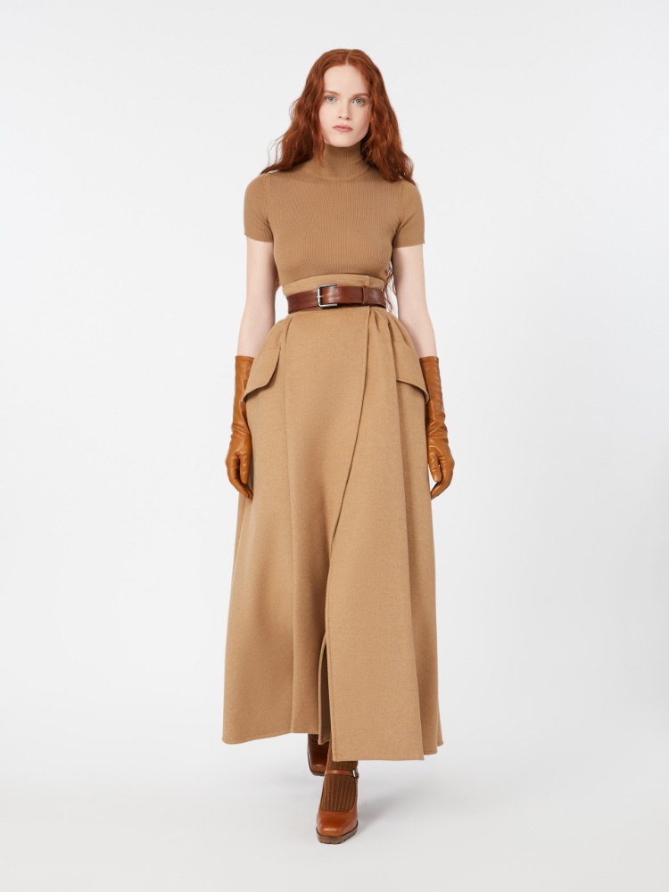 Camel drap skirt - CAMEL - Max Mara