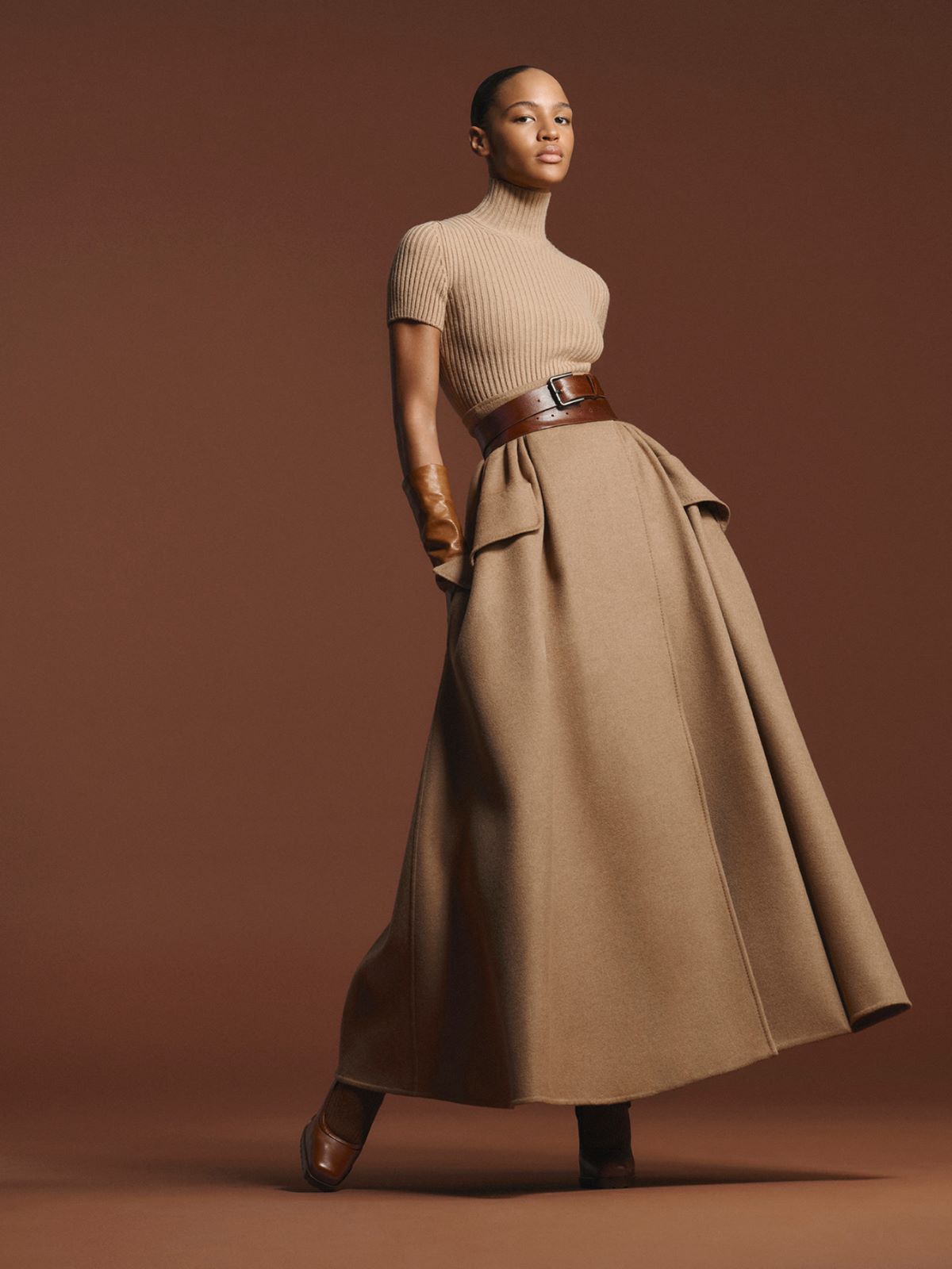 Camel drap skirt - CAMEL - Max Mara