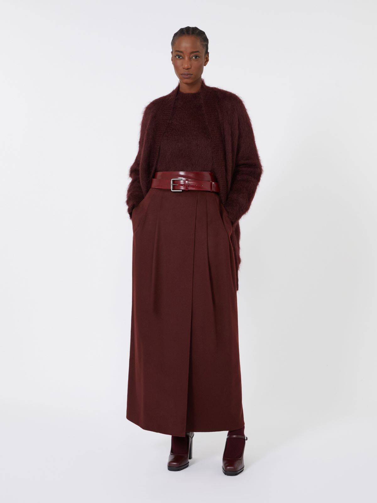 Long camel skirt - CHERRY - Max Mara - 8