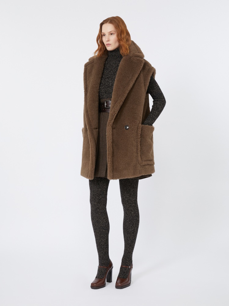 Short wool skirt - BROWN - Max Mara