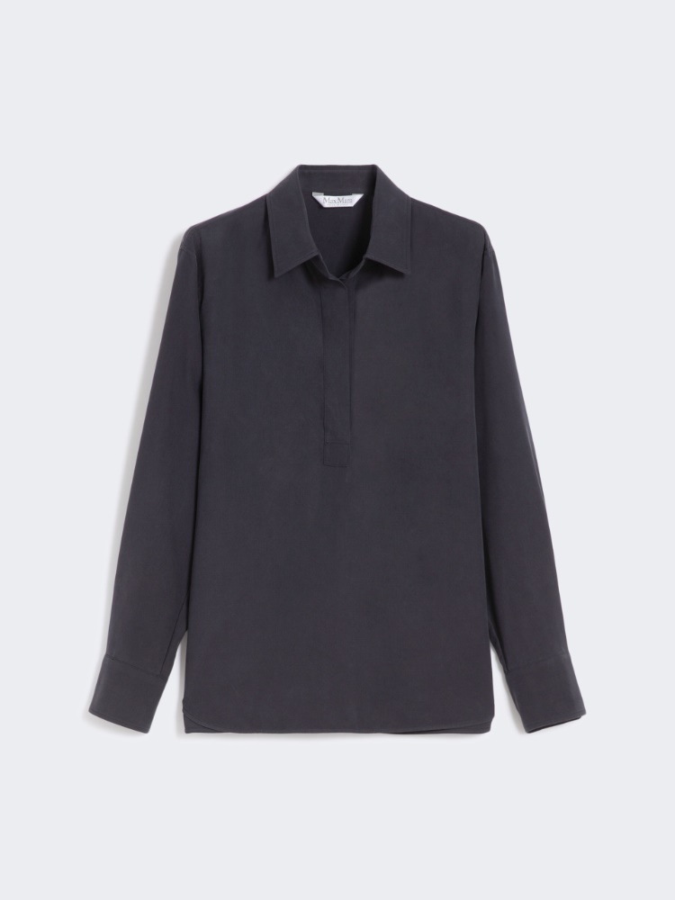 Silk canvas shirt - ULTRAMARINE - Max Mara