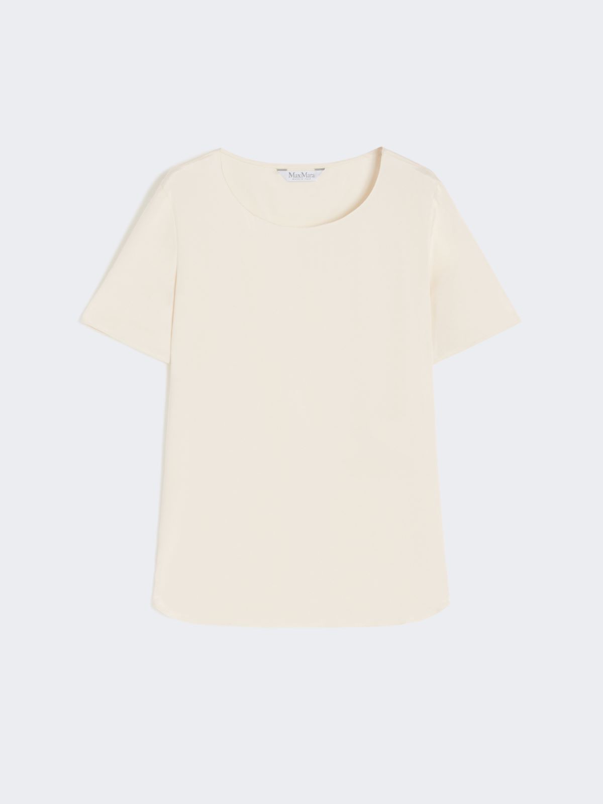 Silk cady T-shirt - IVORY - Max Mara - 8