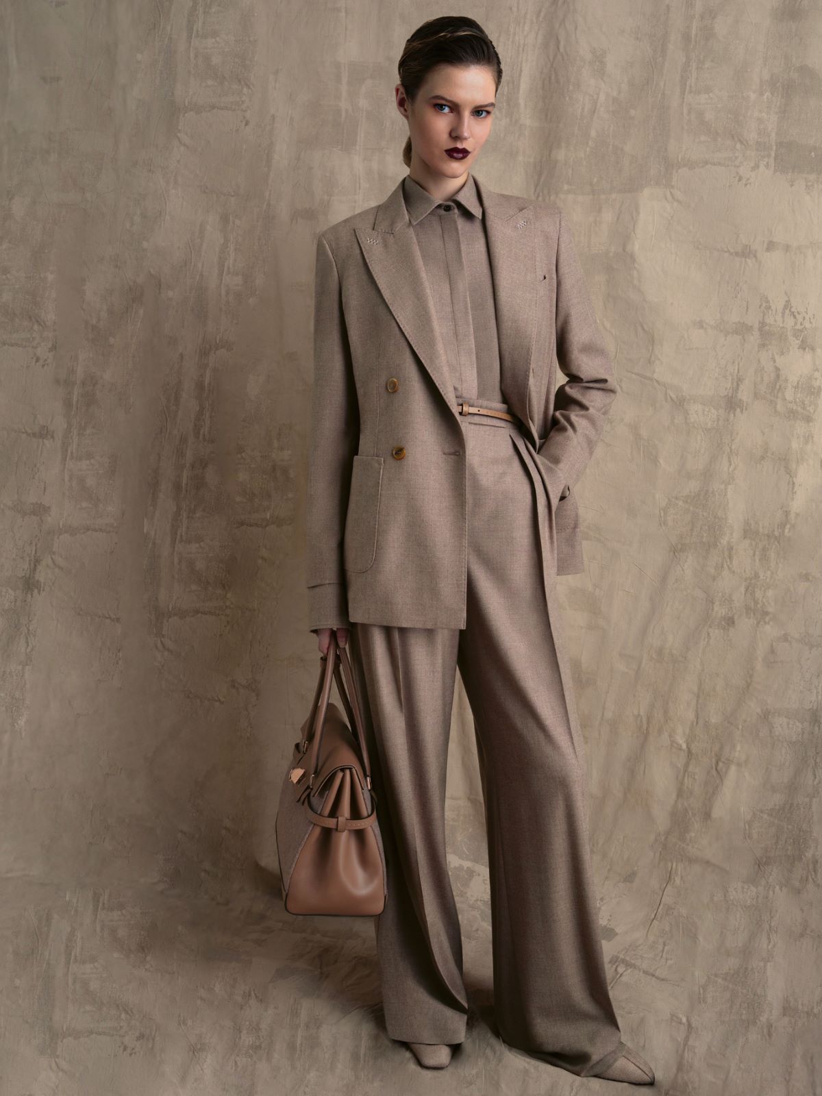 Cashmere foulé shirt - TURTLEDOVE - Max Mara