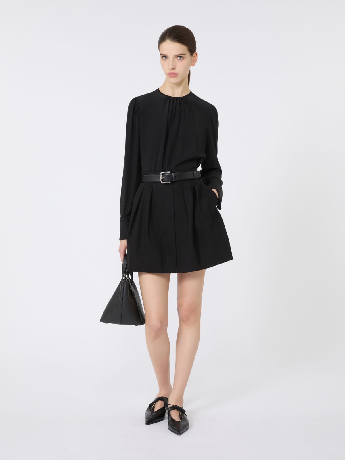 캐롤 실크 셔츠 - BLACK - Max Mara - 9