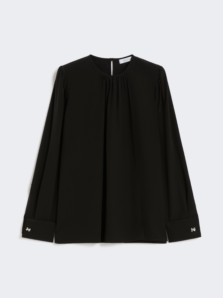 캐롤 실크 셔츠 - BLACK - Max Mara