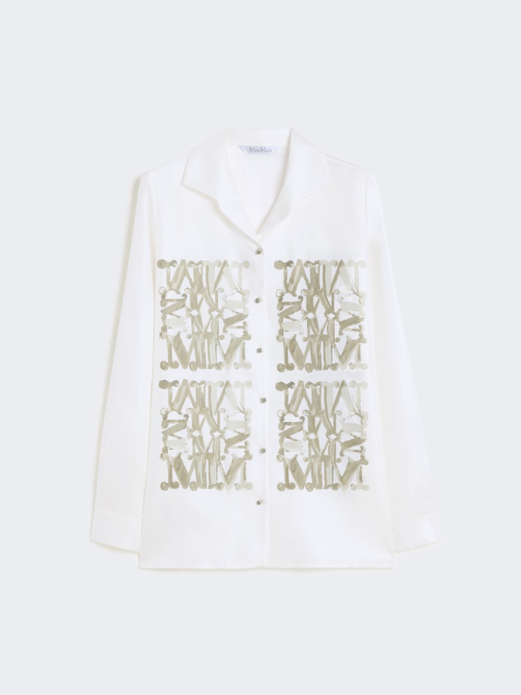 나빌 실크 셔츠 - SAGE GREEN - Max Mara
