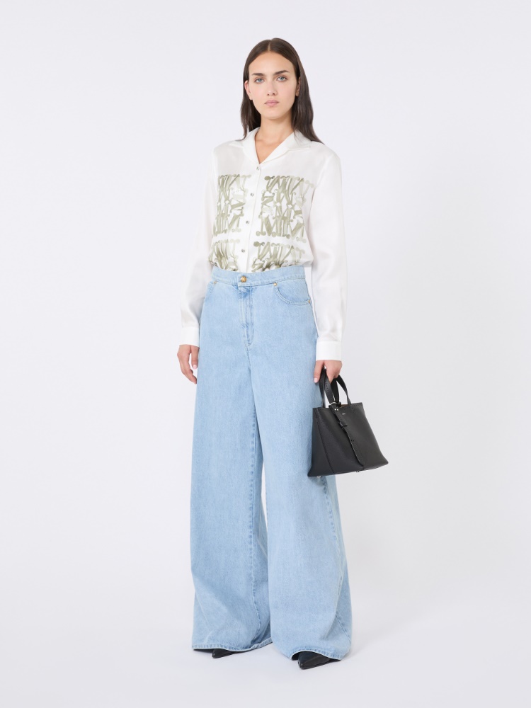 나빌 실크 셔츠 - SAGE GREEN - Max Mara