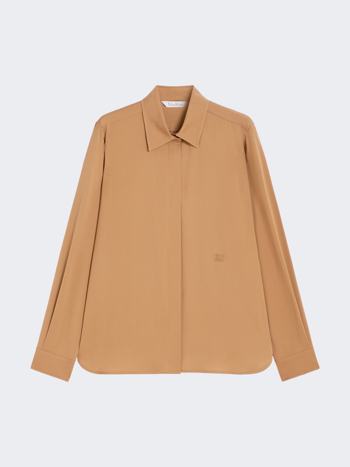 Heavy silk shirt - CAMEL - Max Mara - 9