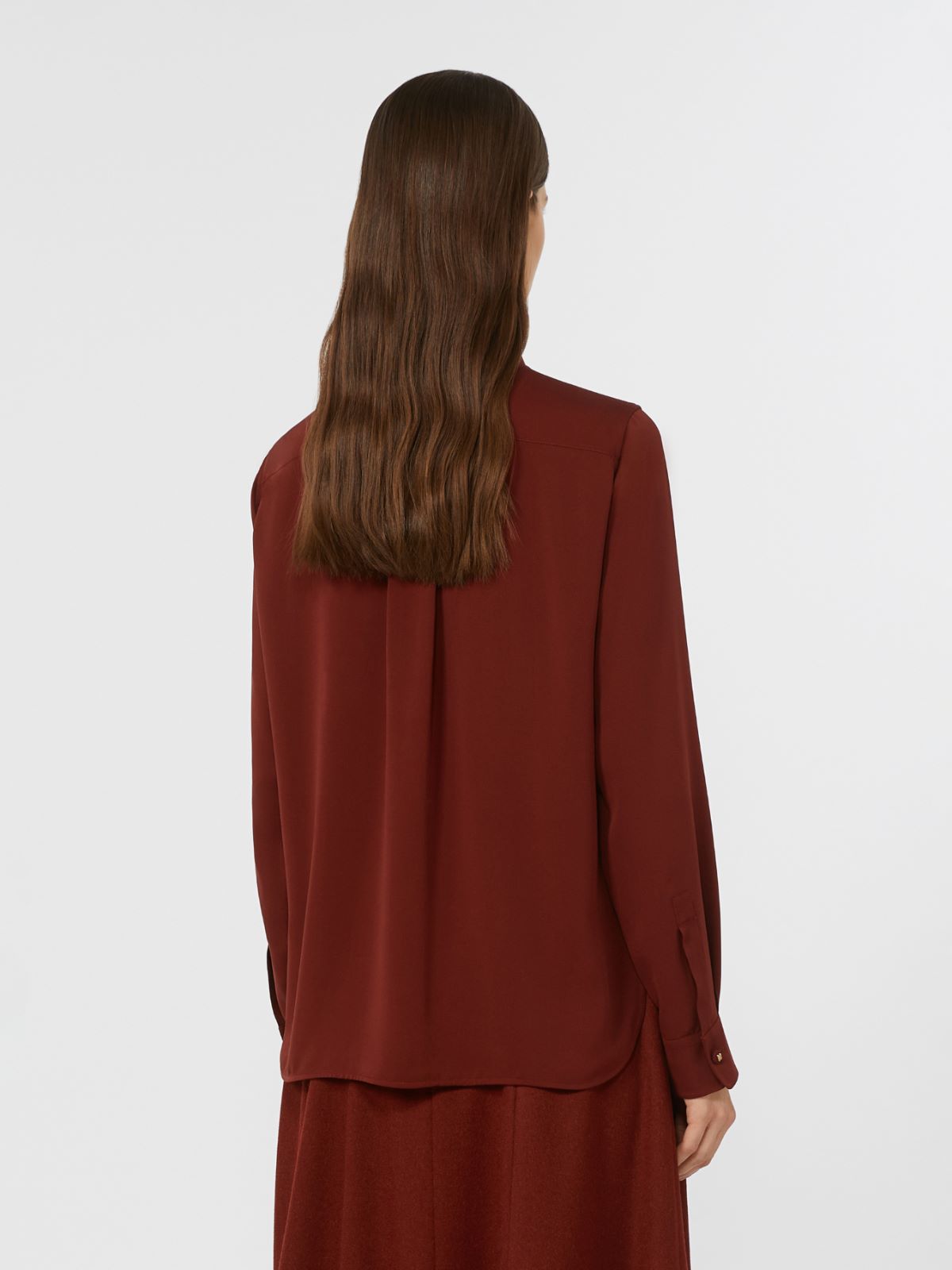 Chemise en soie épaisse - FRAMBOISE - Max Mara - 3