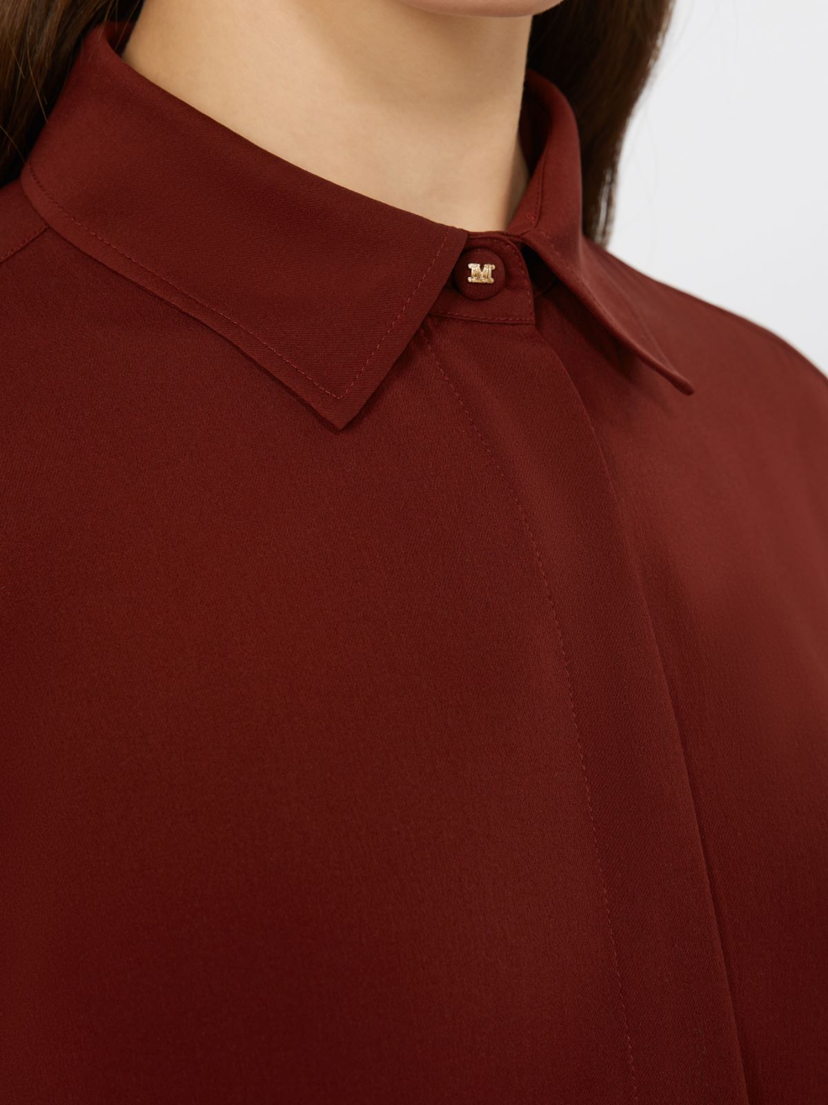 Chemise en soie épaisse - FRAMBOISE - Max Mara - 4