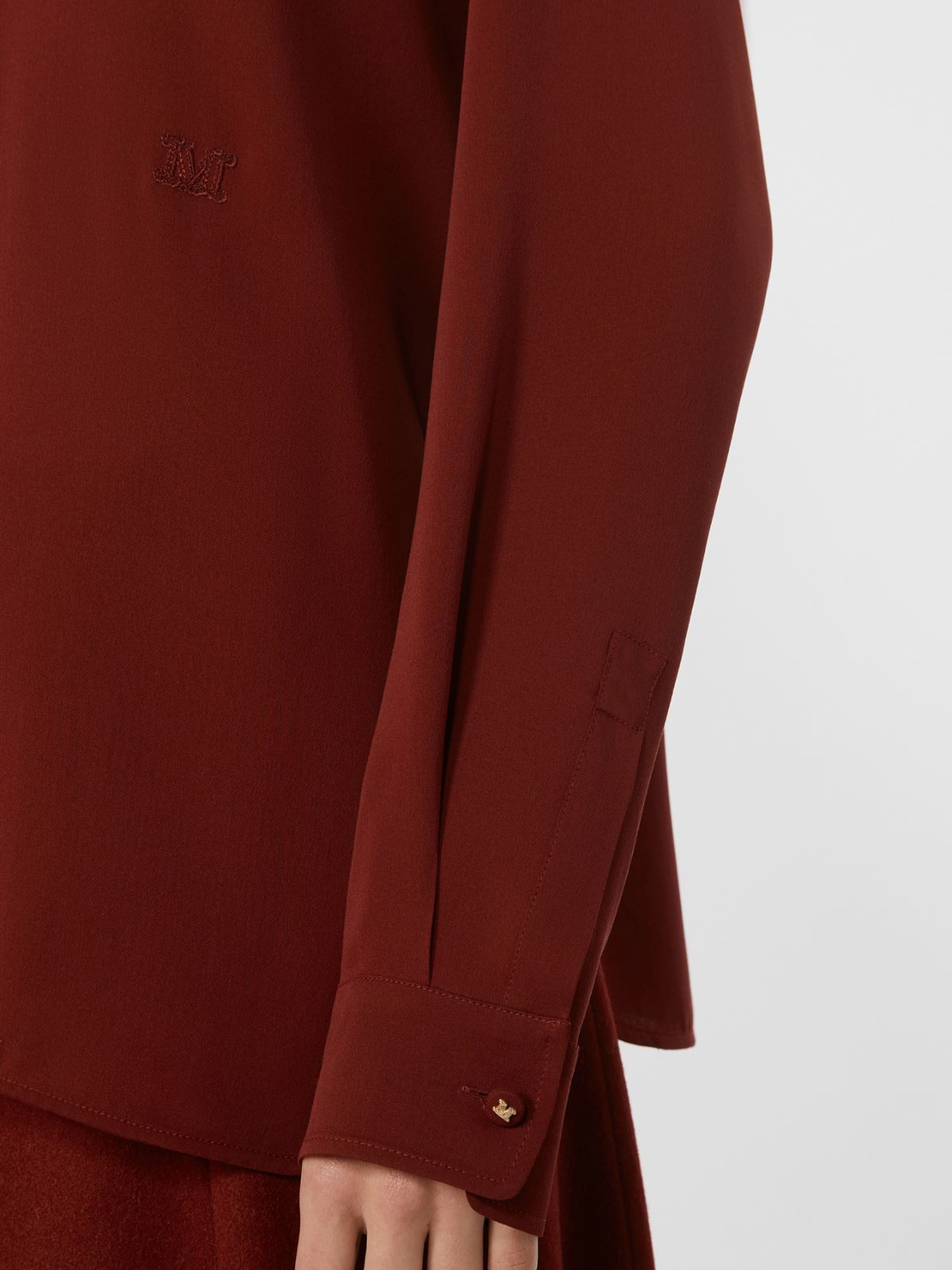 Chemise en soie épaisse - FRAMBOISE - Max Mara - 5