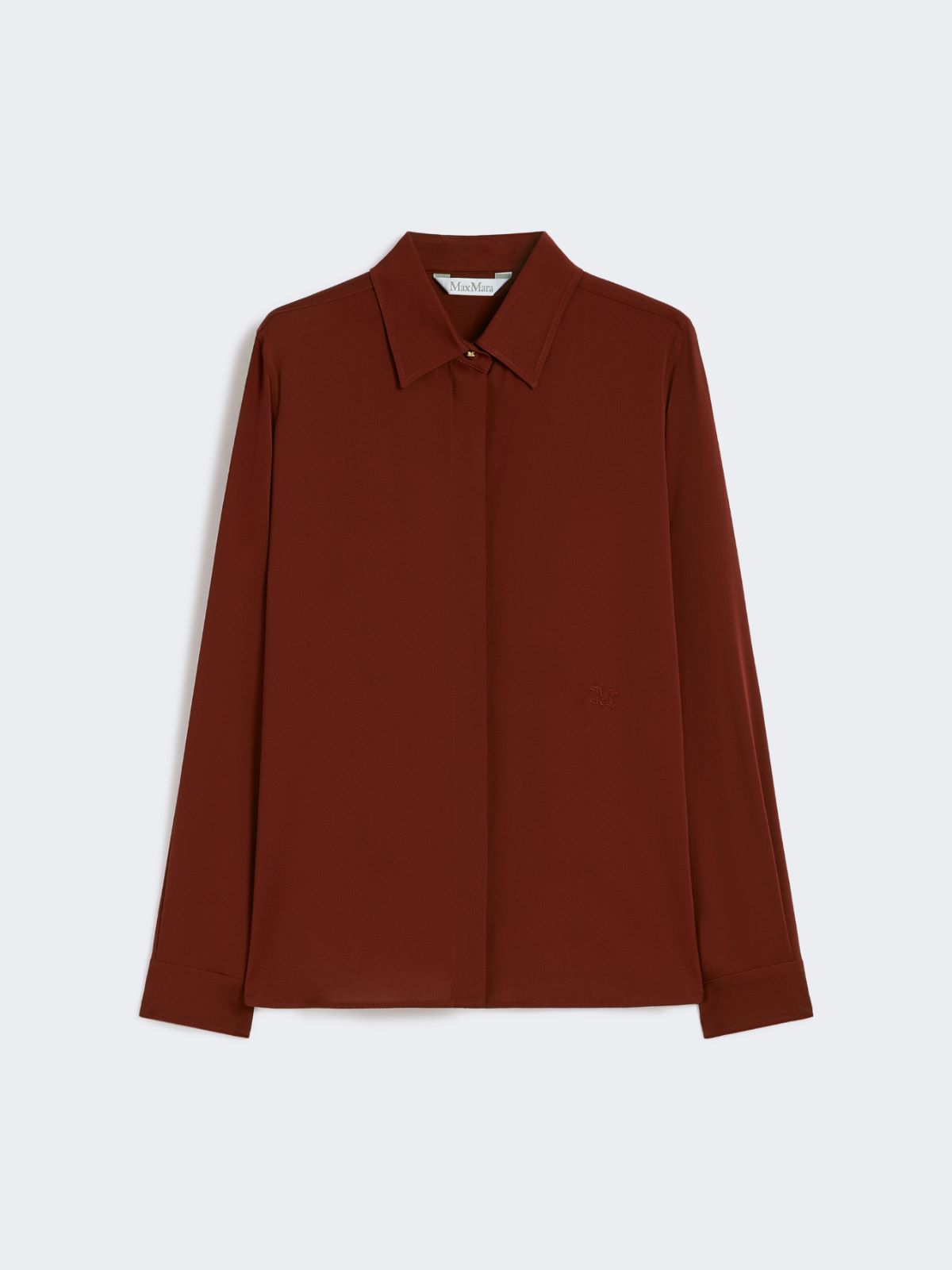 Heavy silk shirt - RASPBERRY - Max Mara - 10