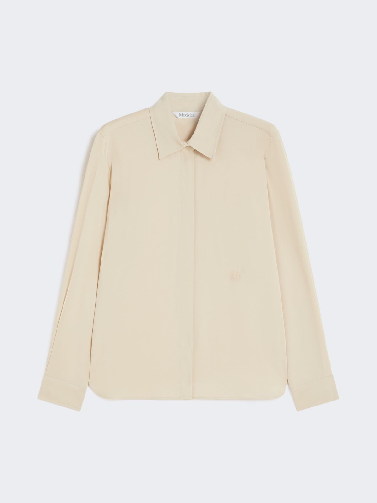 Heavy silk shirt - BEIGE - Max Mara - 9