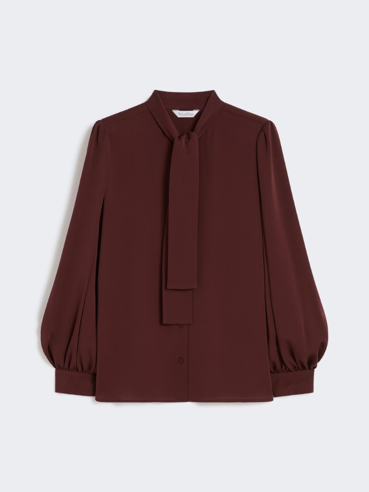 Silk charmeuse shirt - CHERRY - Max Mara
