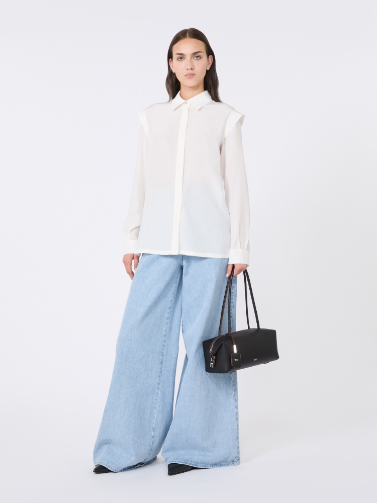Straight-fit silk shirt - SILK - Max Mara
