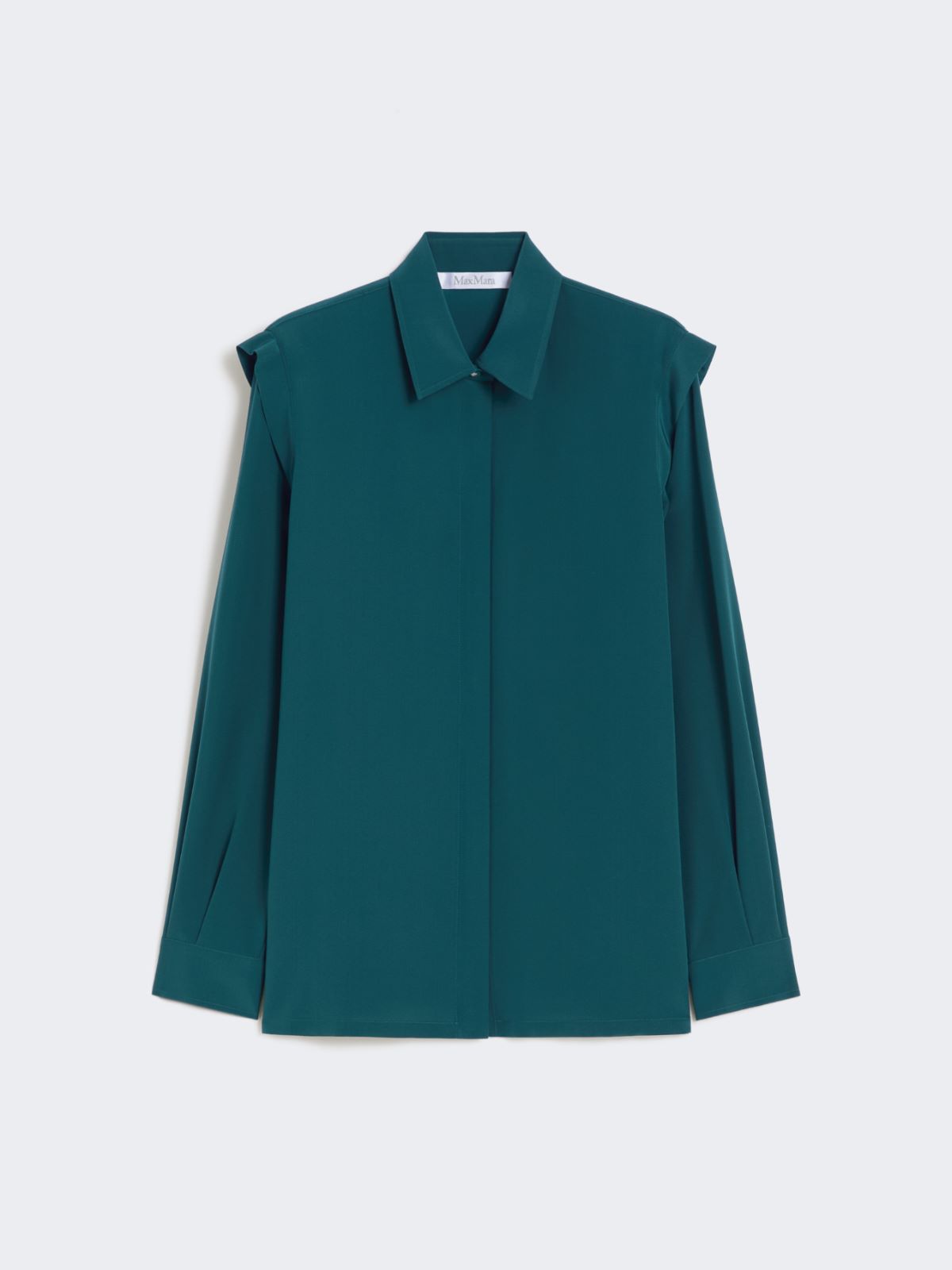 지를로 실크 셔츠 - DARK GREEN - Max Mara - 9