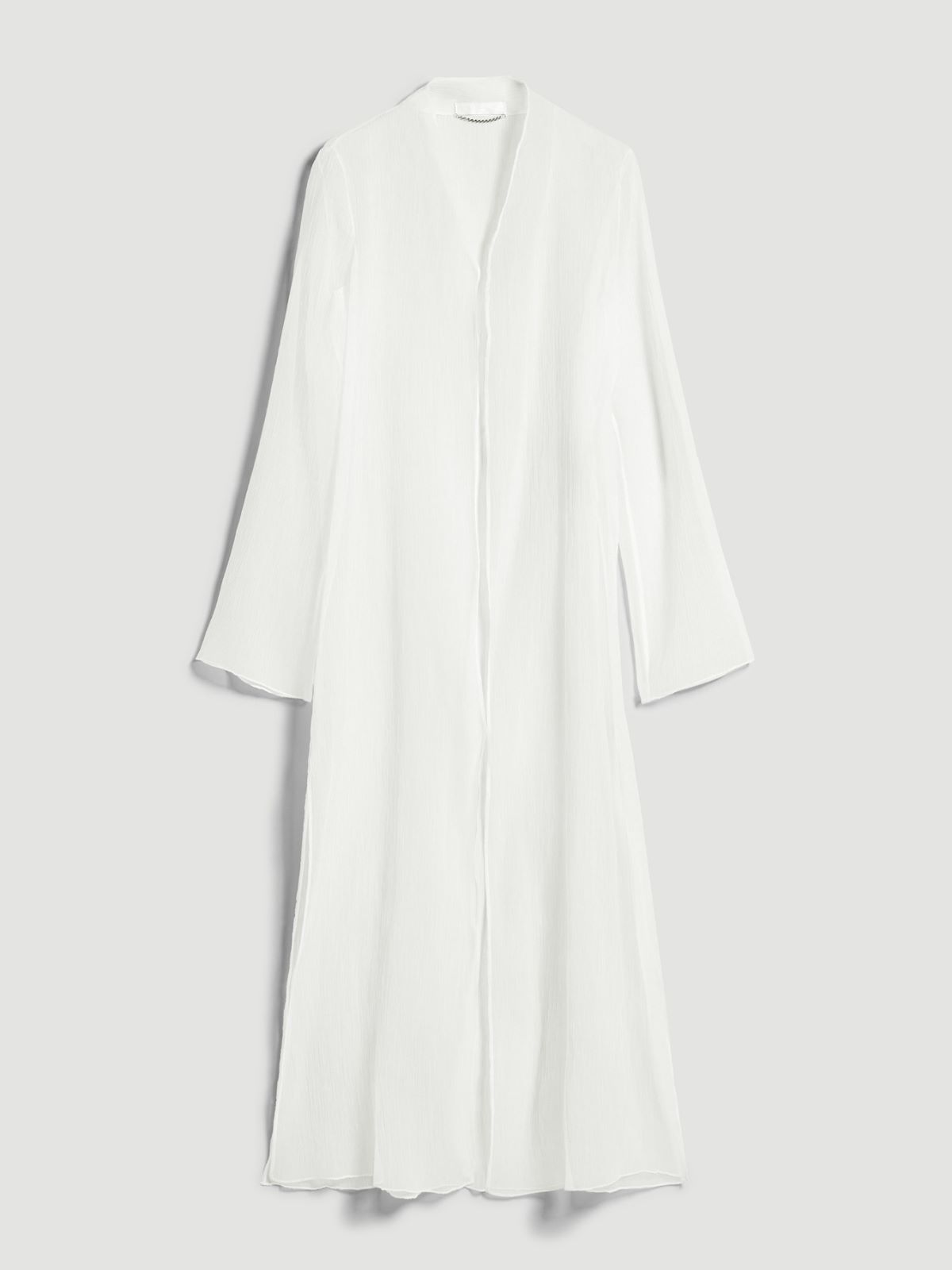Pardessus en crépon de soie - BLANC - Max Mara