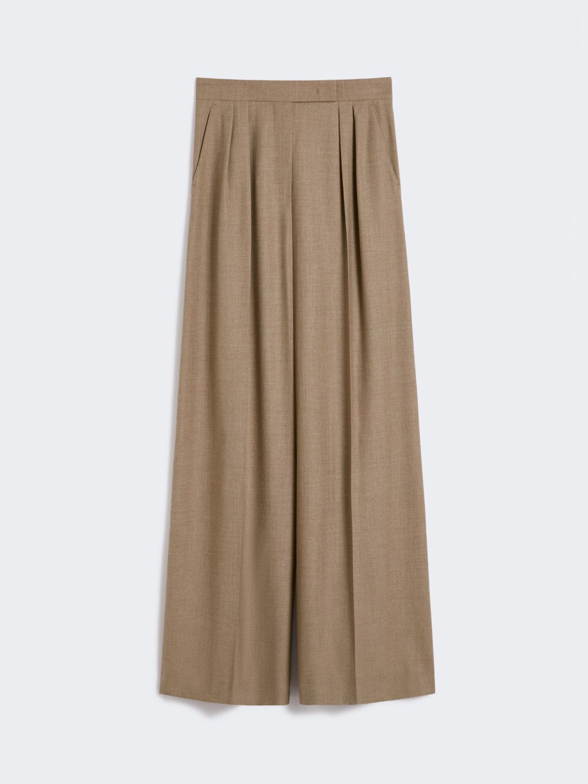 Cashmere foulé trousers - TURTLEDOVE - Max Mara - 8
