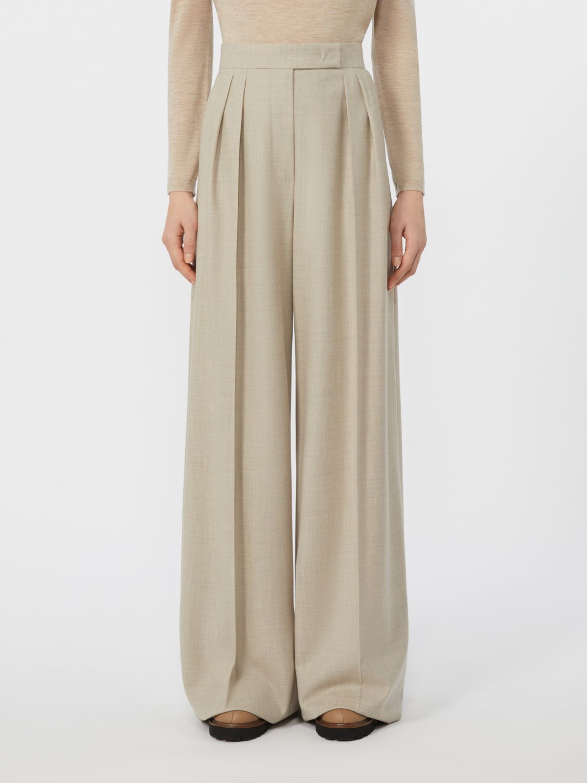 술리아 캐시미어 팬츠 - SAND - Max Mara - 4