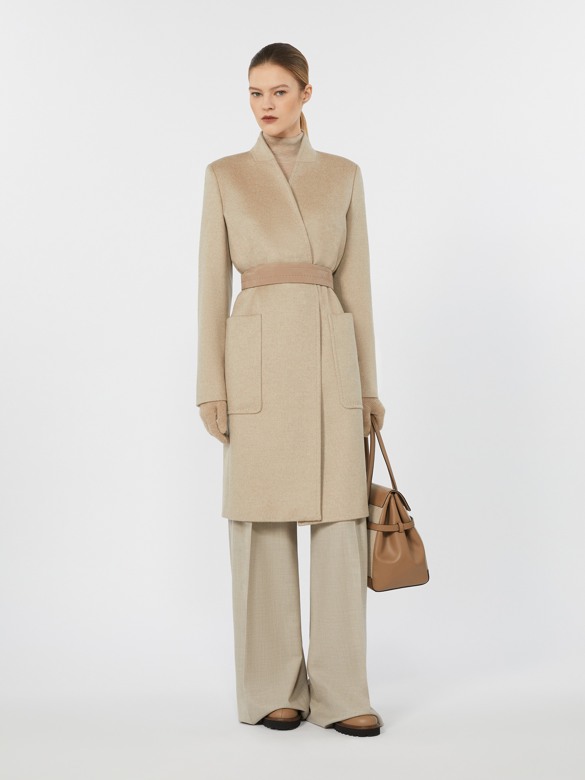 술리아 캐시미어 팬츠 - SAND - Max Mara