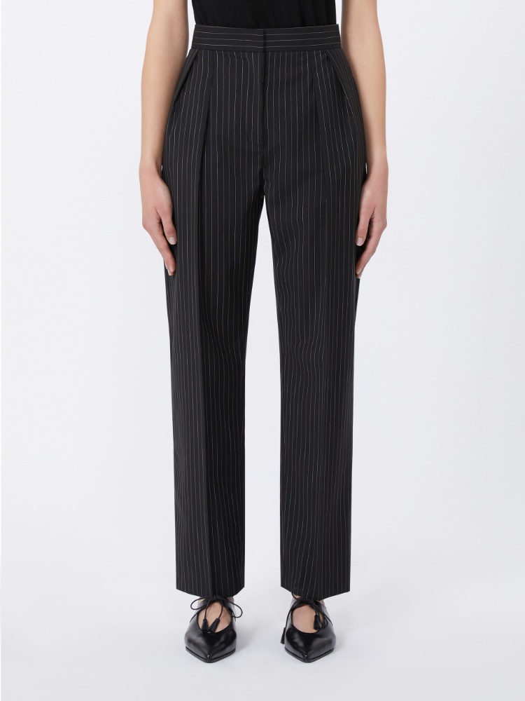 パンツ HOLIDAY WOOL DRAWSTRINGSSLACKS BLK size1 WOOL DRAWSTRINGS SLACKS｜HOLIDAY（ホリデイ）OFFICIAL ONLINE