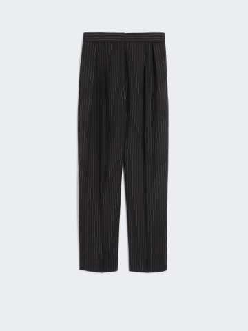 VIP【関税送料無料】希少 MAX MARA BLACK VIRGIN WOOL PANTS Wool pants black | Max Mara