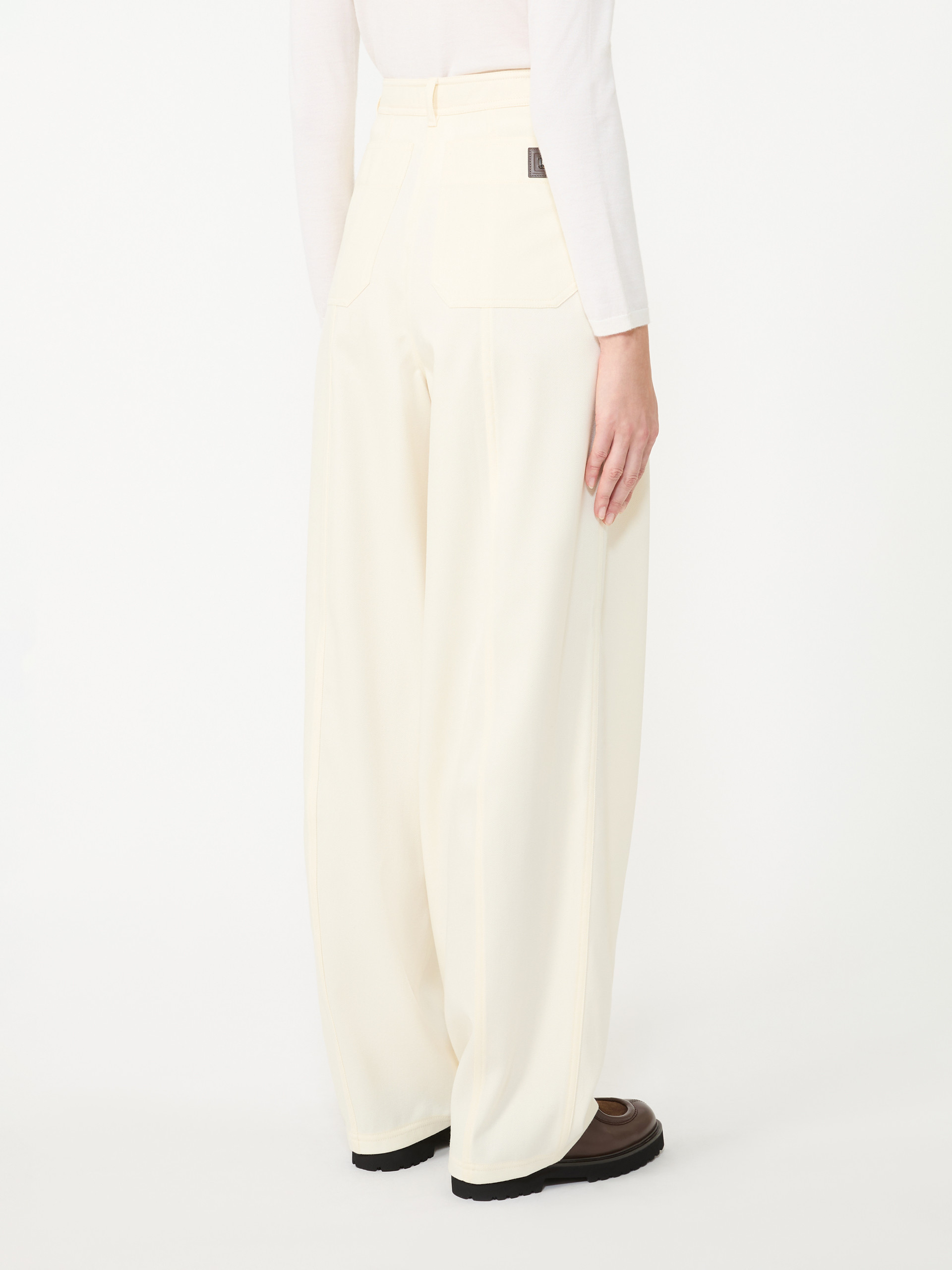아베타이아 버진울 팬츠 - WHITE - Max Mara - 3