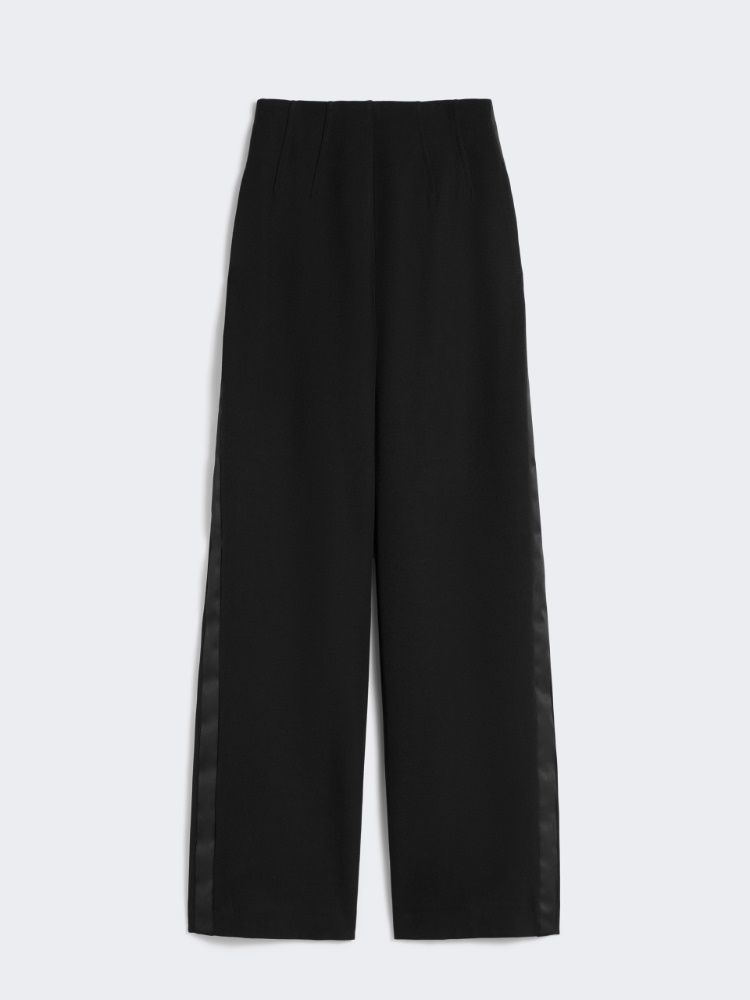Hose aus Wollgabardine - SCHWARZ - Max Mara