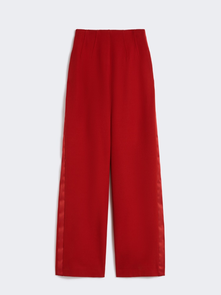 Hose aus Wollgabardine - ROT - Max Mara