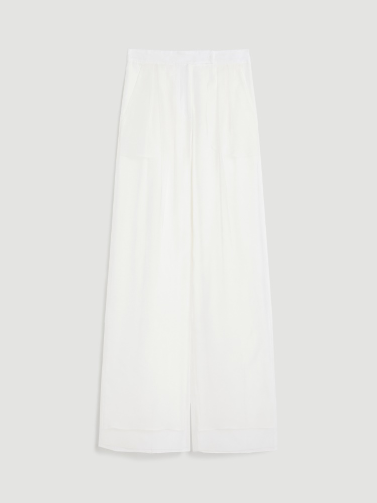 Pantalone palazzo in organza - SETA - Max Mara